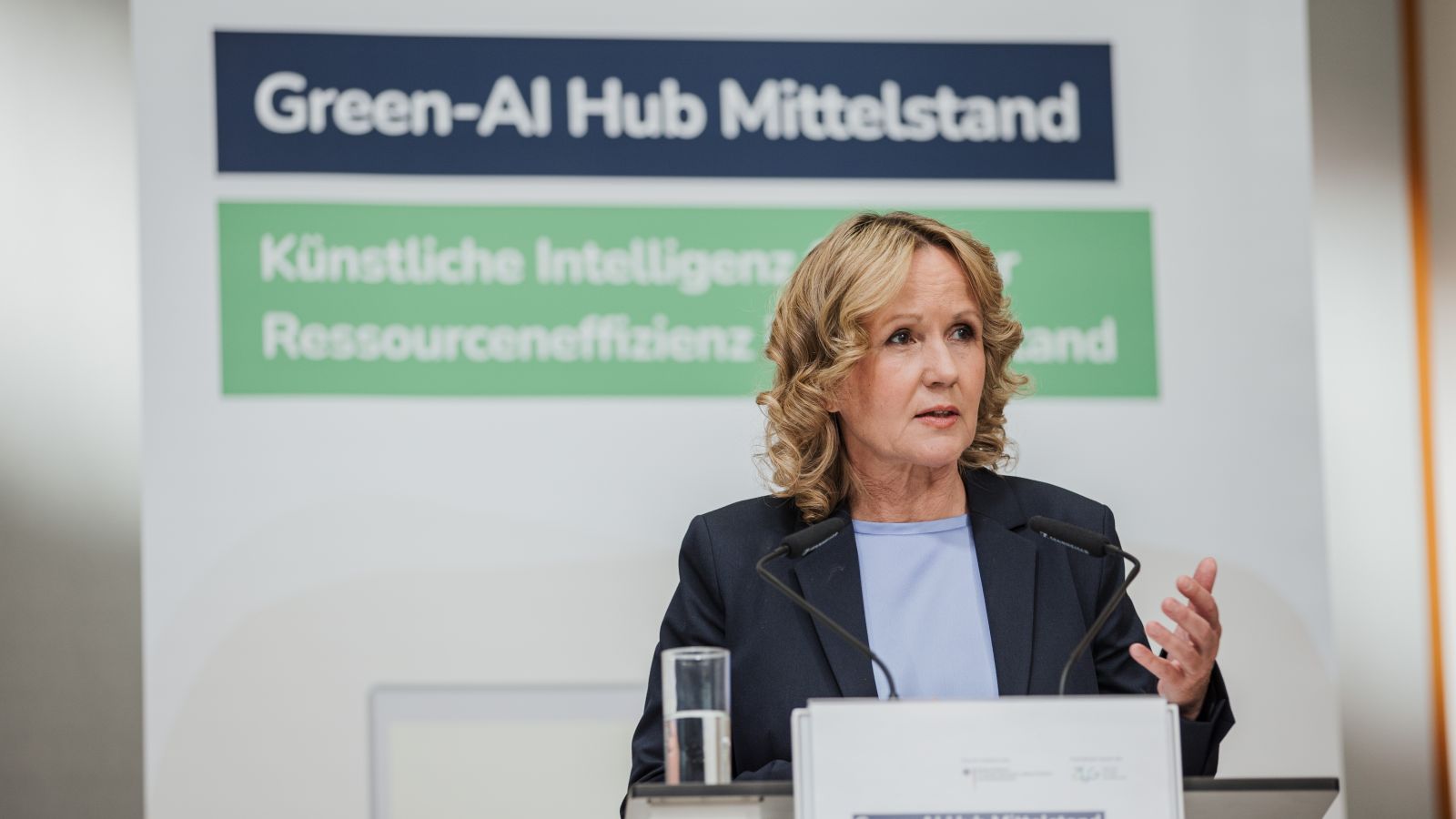 Steffi Lemke eröffnet das Green-AI Hub Forum 2024