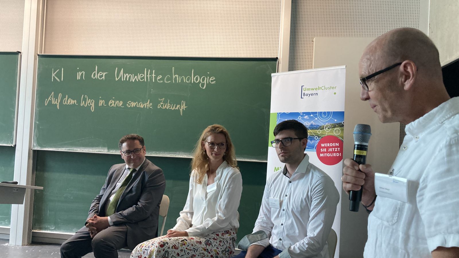 Der Green-AI Hub Mittelstand beim Clustertag 2024 des Umweltcluster Bayern 