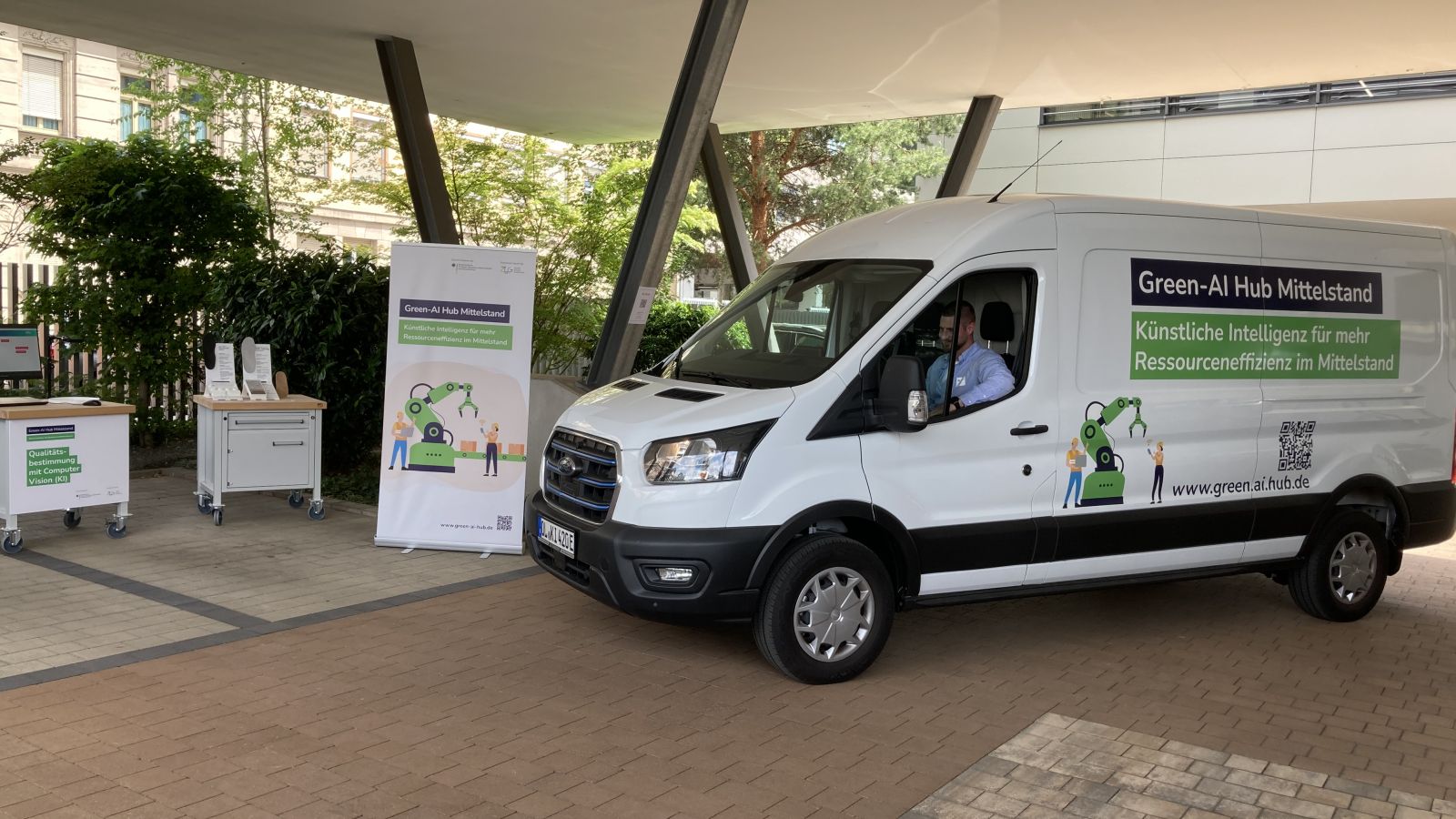 Green-AI Hub Mobil auf dem 26. Automation Valley Kooperationsforum der IHK Nürnberg für Mittelfranken in Fürth 