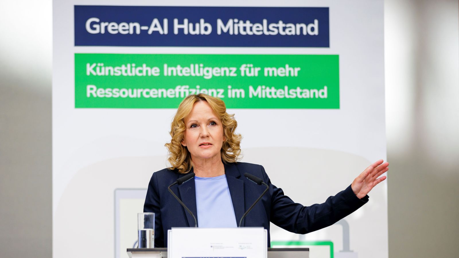 Bundesministerium Steffi Lemke beim Green-AI Hub Forum 2024 